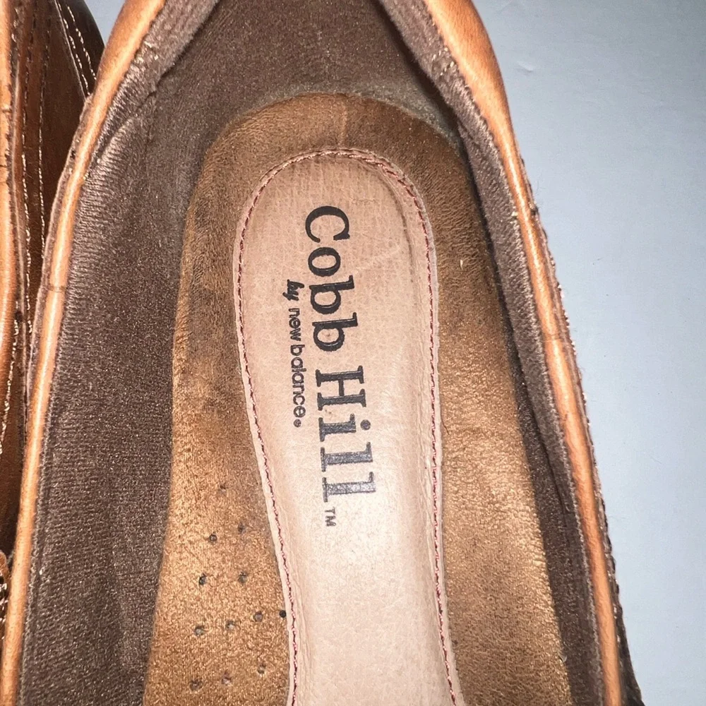 Cobb Hill by New Balance Criss Criss Brown Leather Flats Size 10M